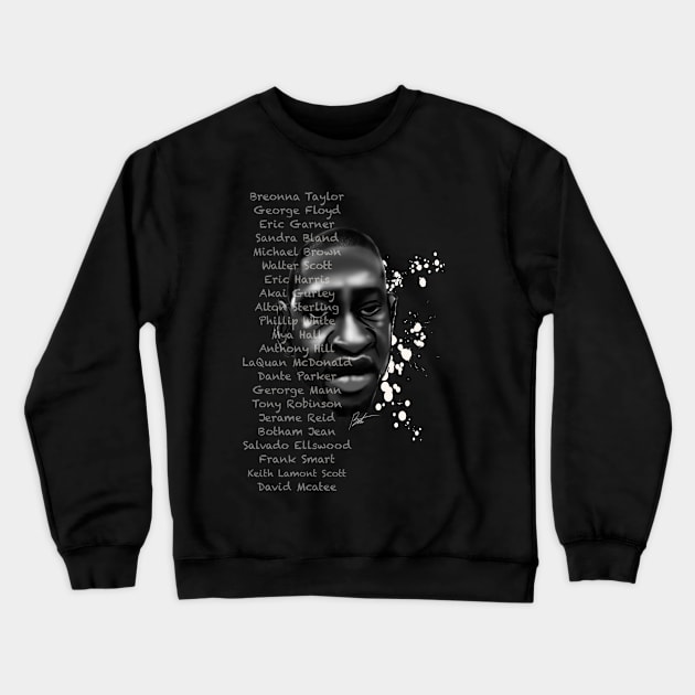 Black Lives Matter Crewneck Sweatshirt by Timzartwork